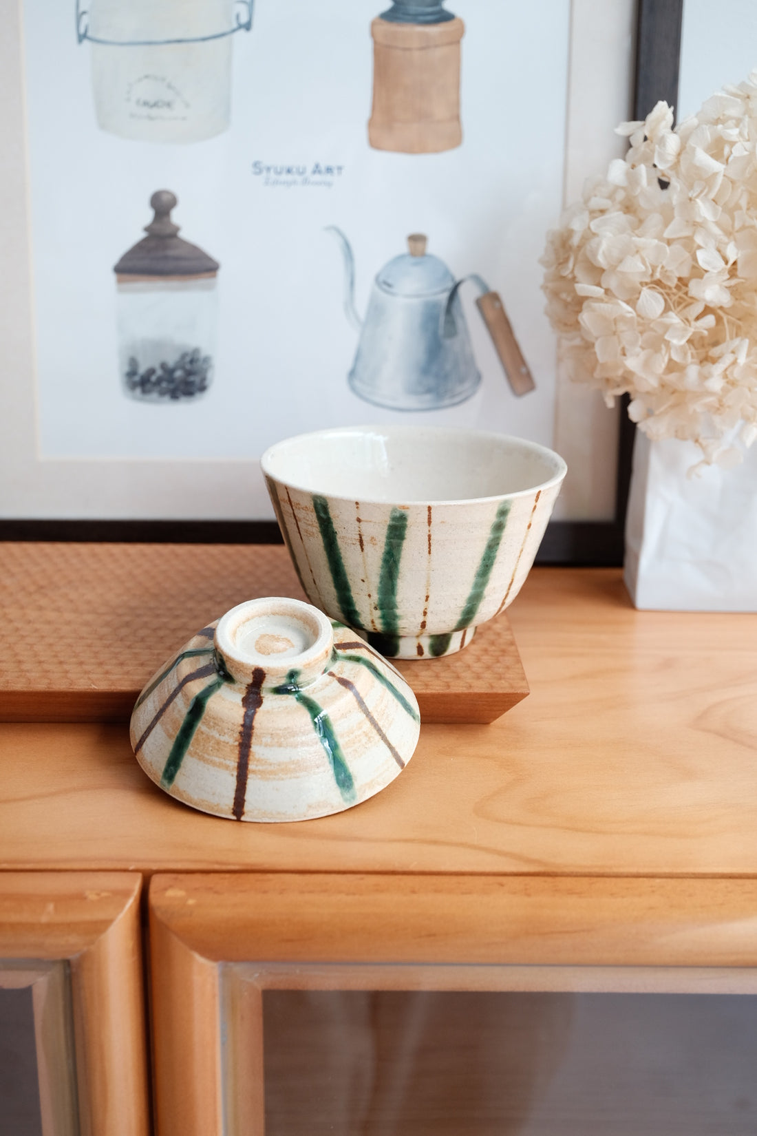 Mino Ware Small Bowl with Lid