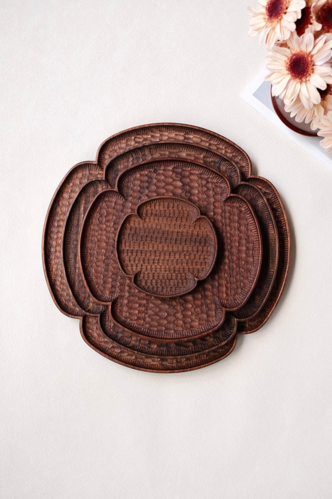 Kazunori Takatsuka 高塚和則 Walnut Wood Coaster KU02