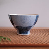 Hasami Ware Checked Rice Bowl