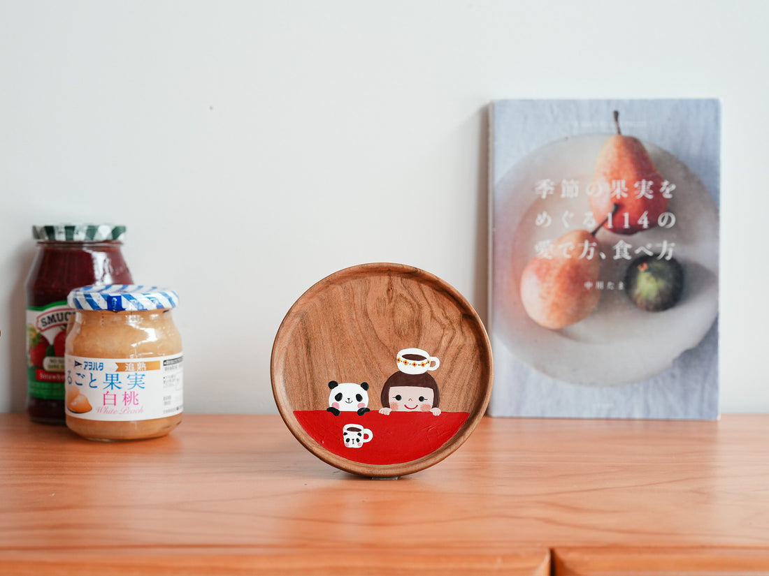 Kiezakka 木繪雜貨 Pedestal Plate - Teapot KZ04