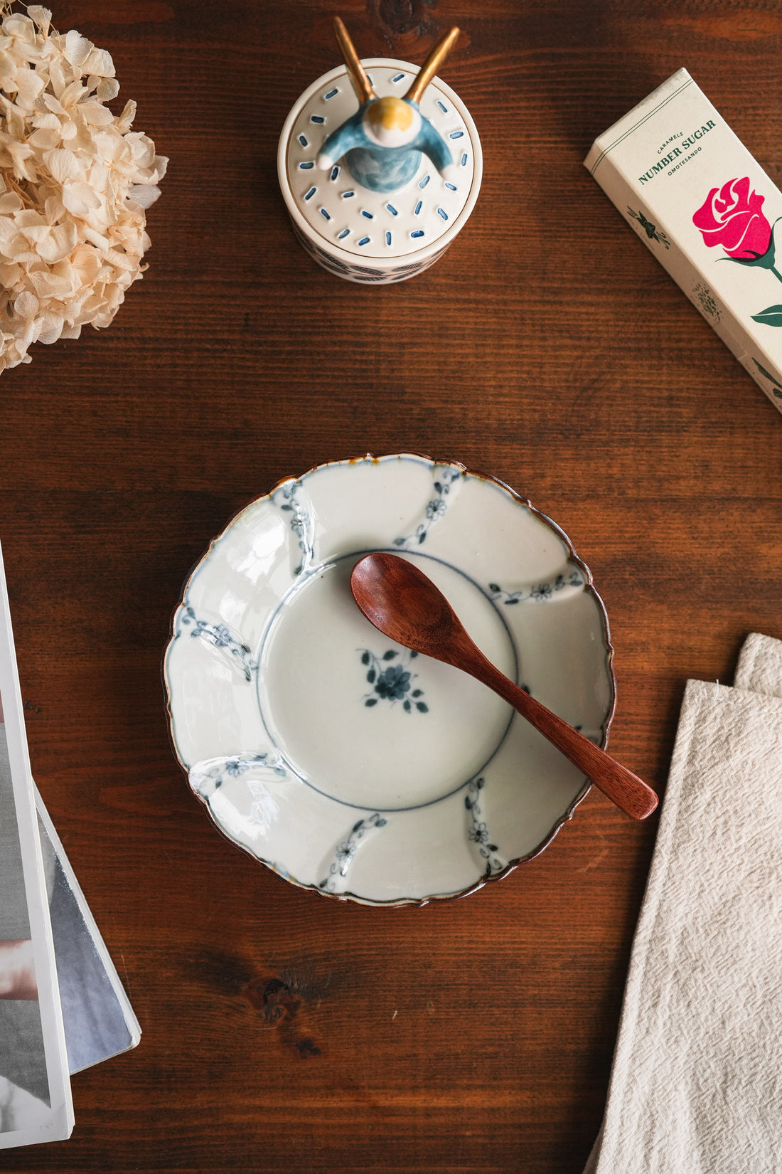 Kazuaki Shimura 志村和晃- Sometsuke Twisted Pattern 5" Plate KAS02