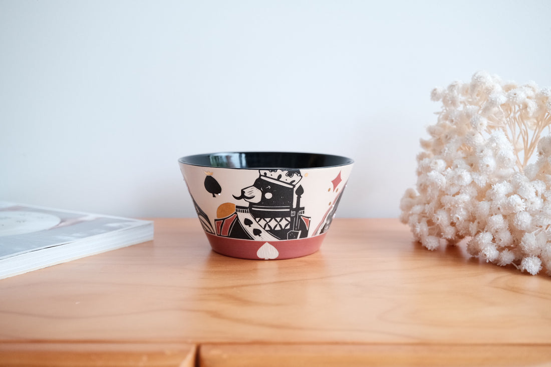 Shirogarasu Studio Poker Small Bowl BY18