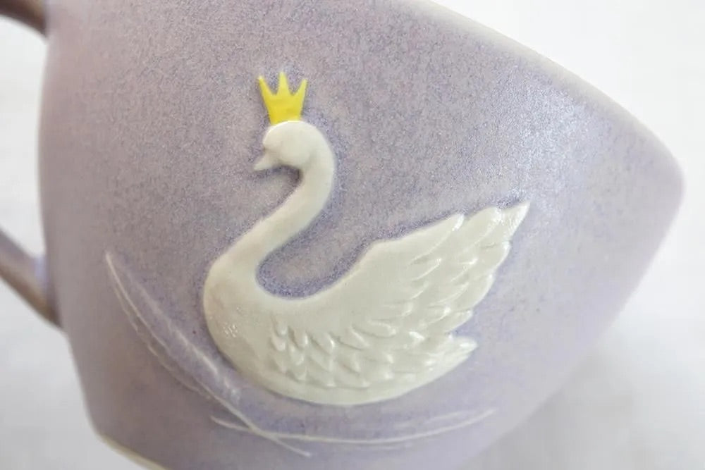 Mashiko Pottery Yoshizawa Swan Mug