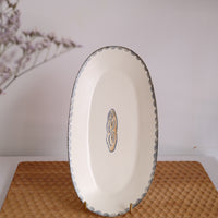 Katsura Saeka Oval Plate - Baguette KA17