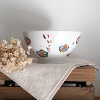 夕立窯 Fully Handmade Ramen Bowl - Mt. Fuji