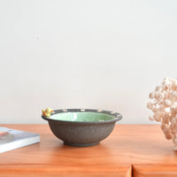 Akemi Nakamura 中村明美 Flower Bowl with Animal Deco AN19