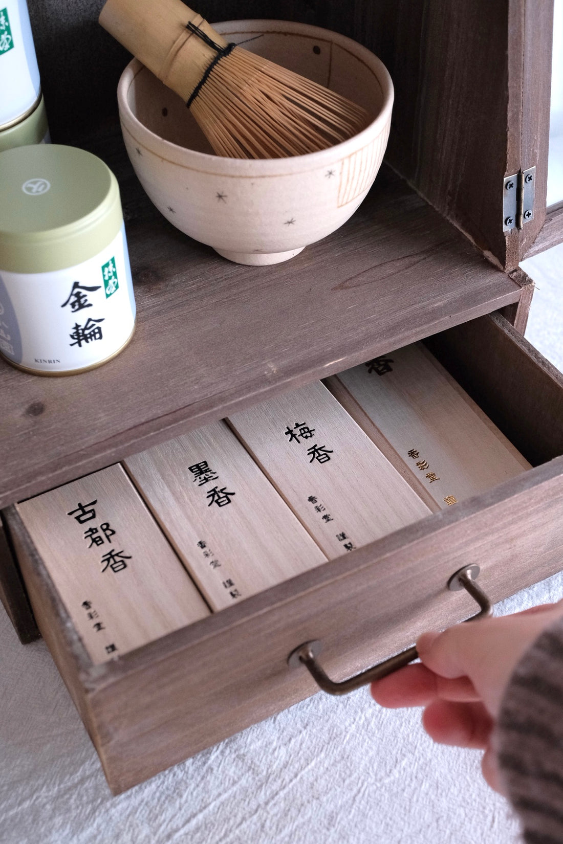 Natural Wood Storage Cabinet