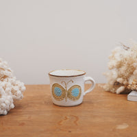 Tomoko Kubo コンガリ舍 White Butterfly Mug TK03