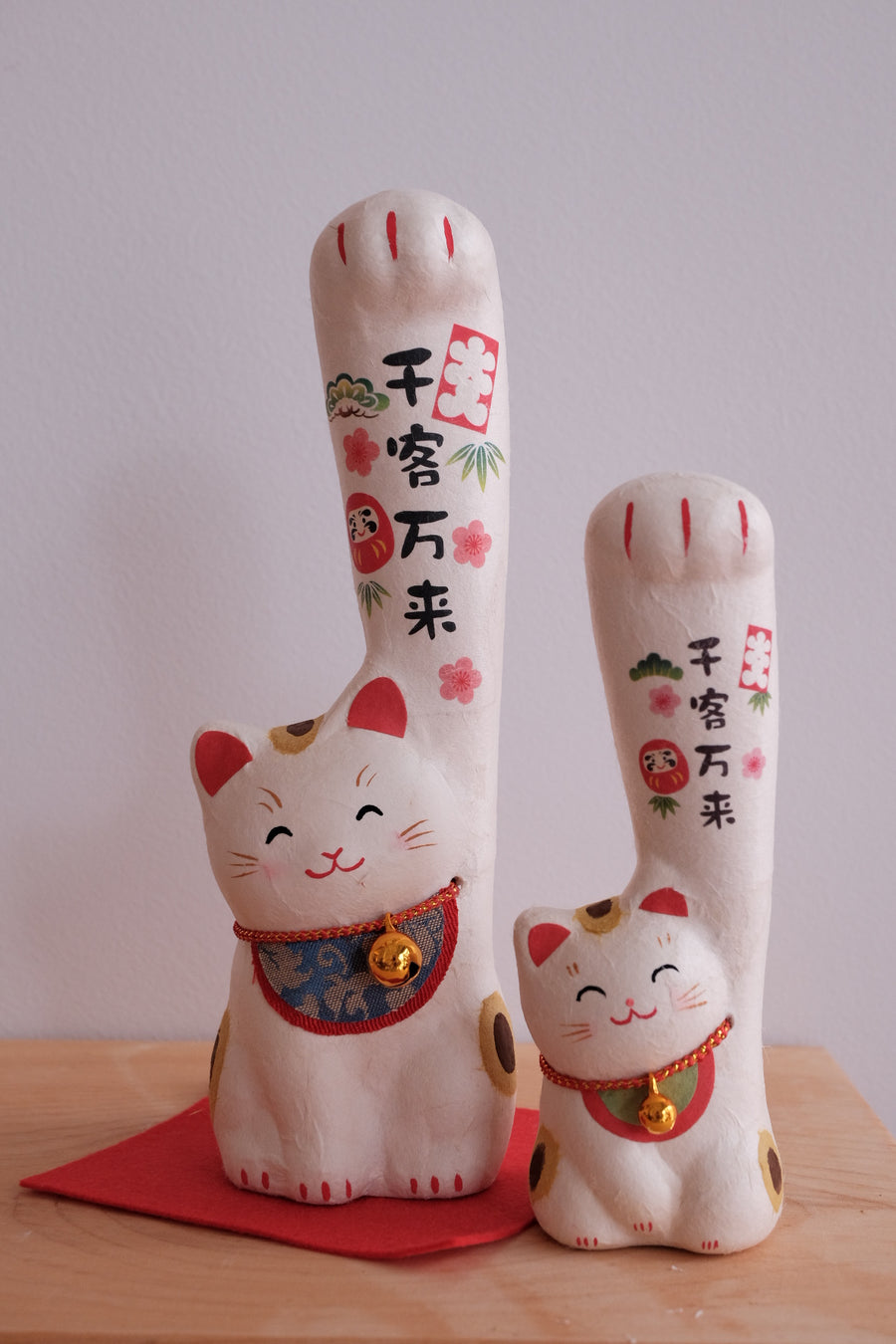 木村桜士堂 Paper Lucky Cat - Guest-Welcoming