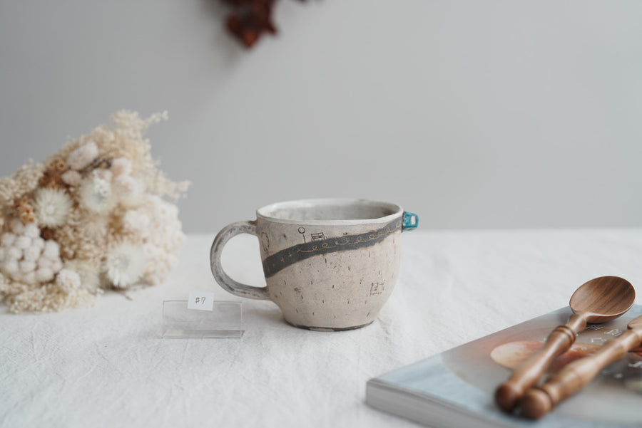 Akemi Suzuki 鈴木明美 - Road Collection Mug - Blue Car AS22