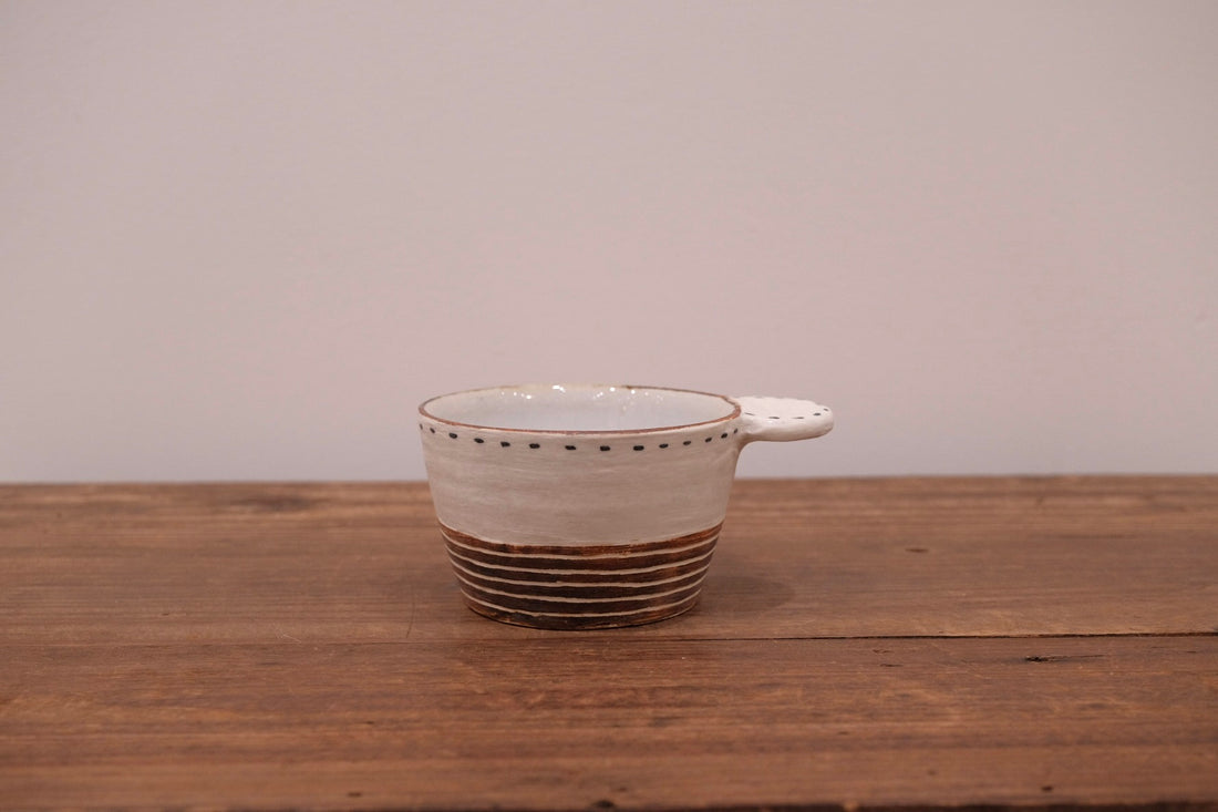 Emishi Kobo 池田匡優&美弥子 - Bowl with Handle EK22