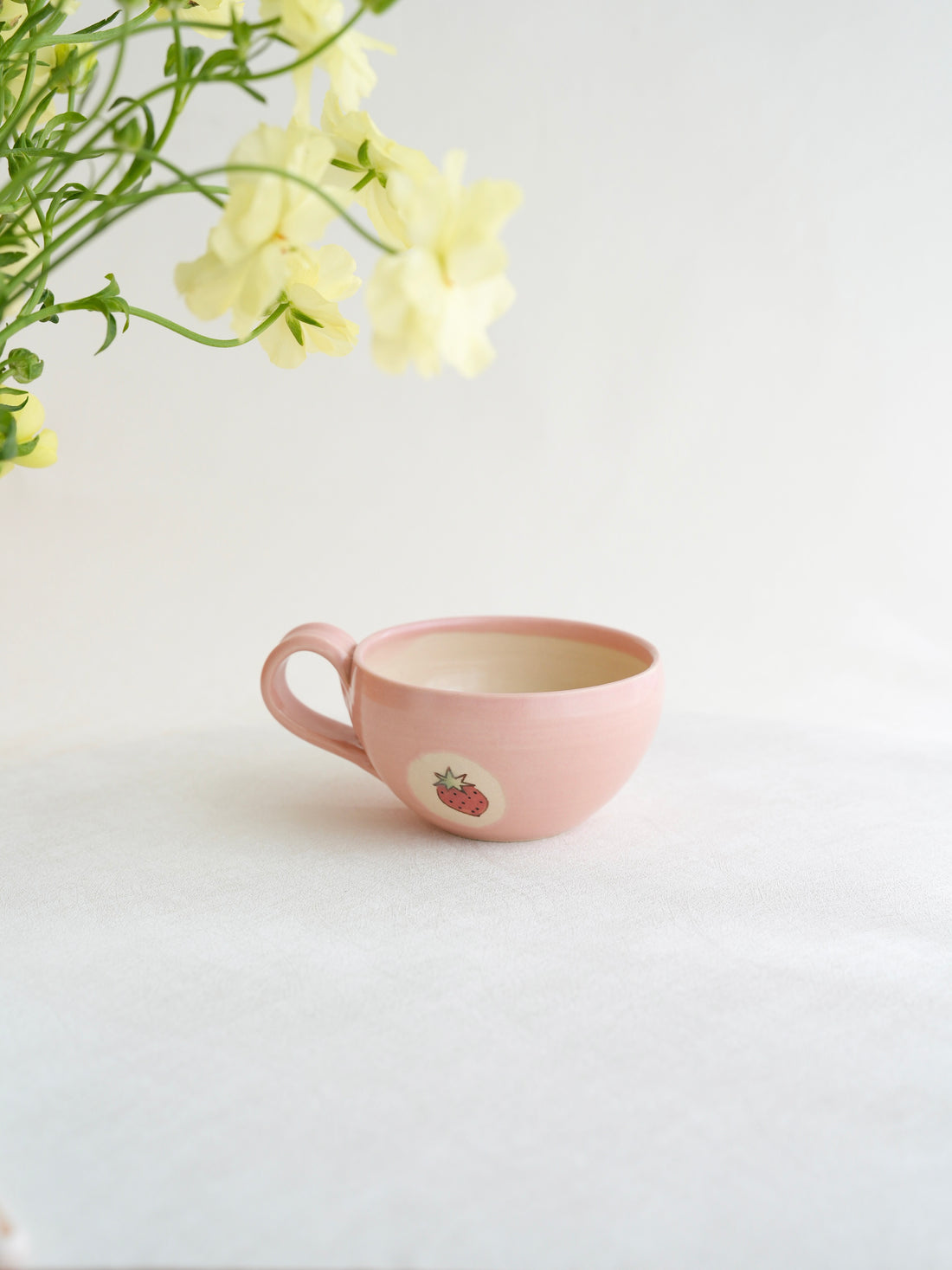 Fumiko Kondo 近藤布美子 - Pink Rabbit Soup Mug FK35