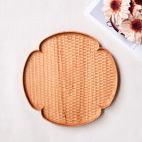 Kazunori Takatsuka 高塚和則 Flower Plate Cherry Wood Medium KU08
