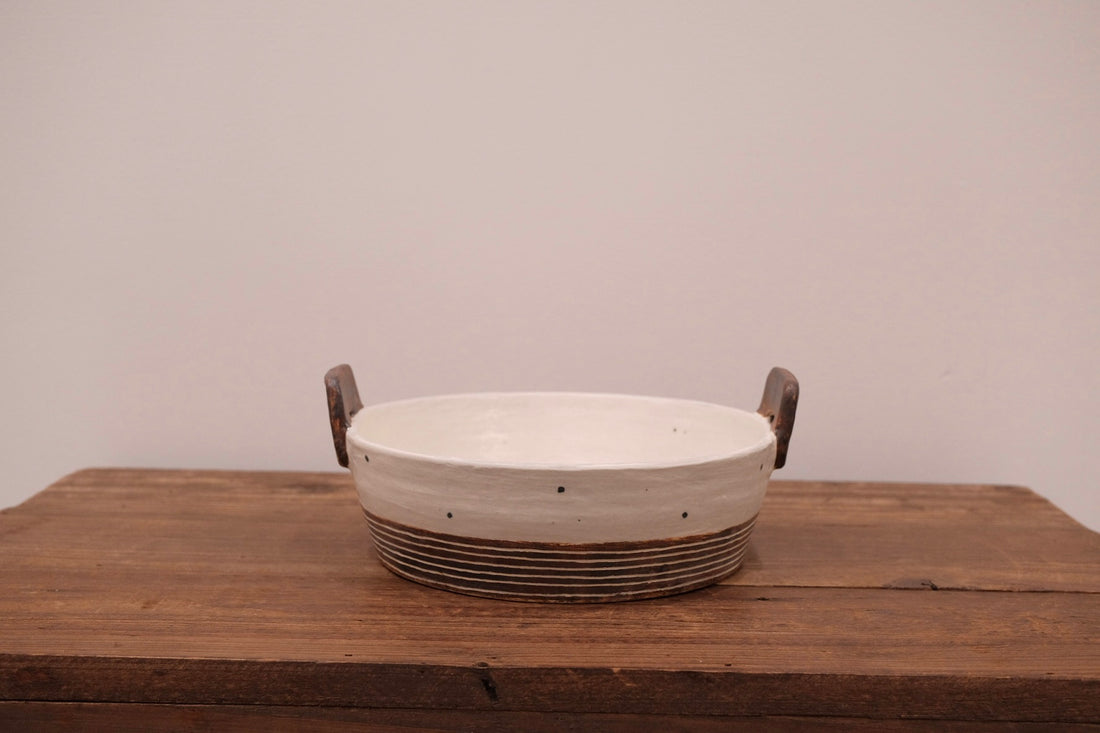 Emishi Kobo 池田匡優&美弥子 - Double Handled Deep Bowl EK19