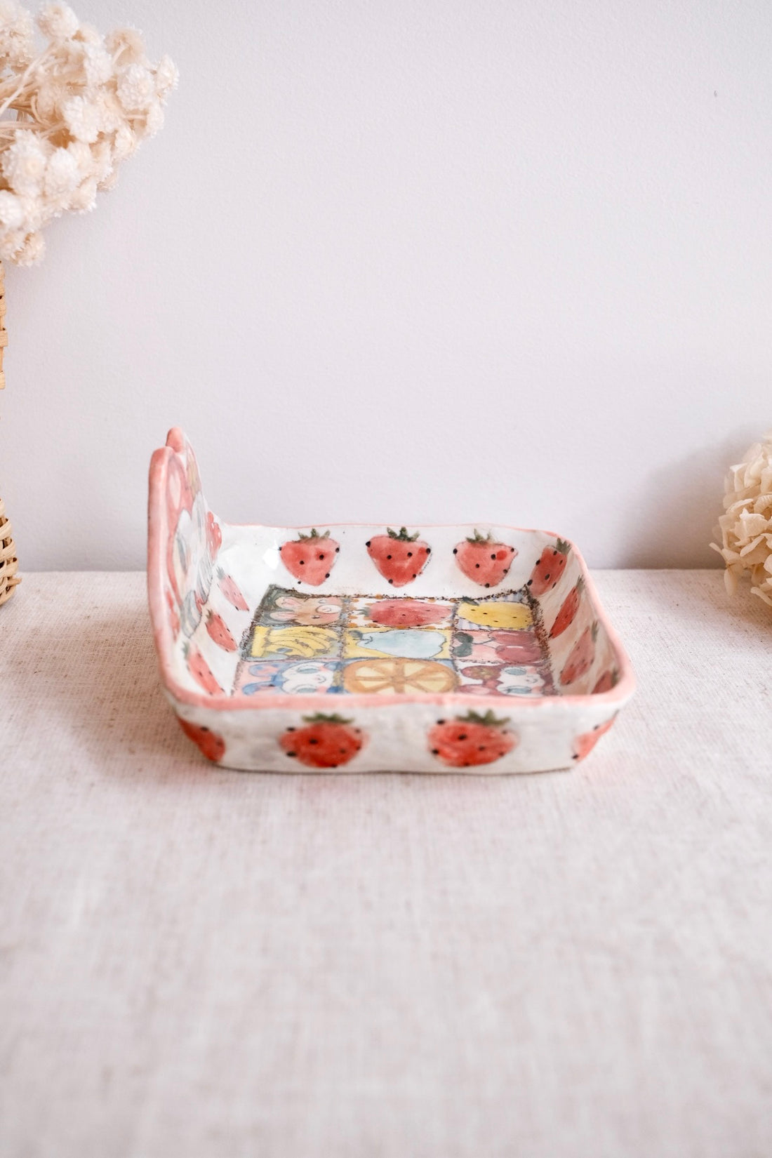 Asako Yamaguchi 山口麻子 Animal Square Deep Plate AI26