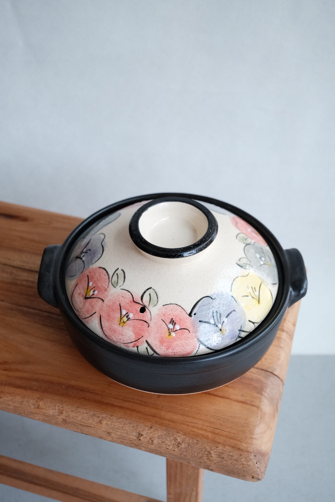Donabe Banko Ware No.8 Flower Clay Pot