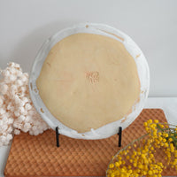 Tatsuo Horimizu 堀水達雄 White Round Plate TH04