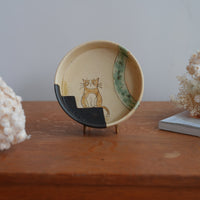 Shoko Hirano 平野照子 Cat Deep Plate SR07 #1