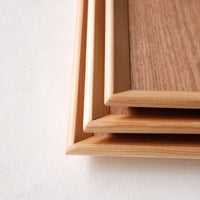 Natural Wood Serving Tray - Rectangular