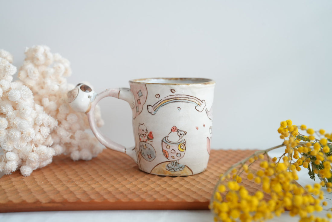 Sayo Horimizu 堀水小夜 Animal Handled Mug SH03