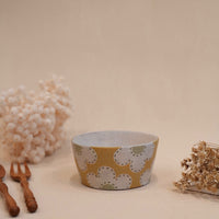 Kei Mitsumochi ミツ持啓 Flower Bowl - Yellow KM67