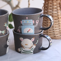 Akemi Nakamura 中村明美 Animal Mug AN03