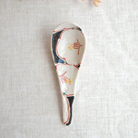 Seto Ware Flower Soup Spoon