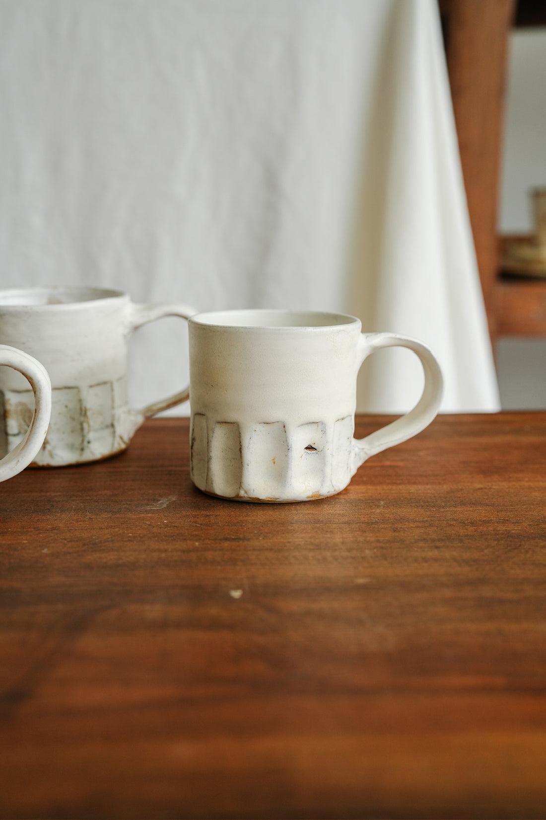 Tatsuo Horimizu 堀水達雄 White Mug TH01