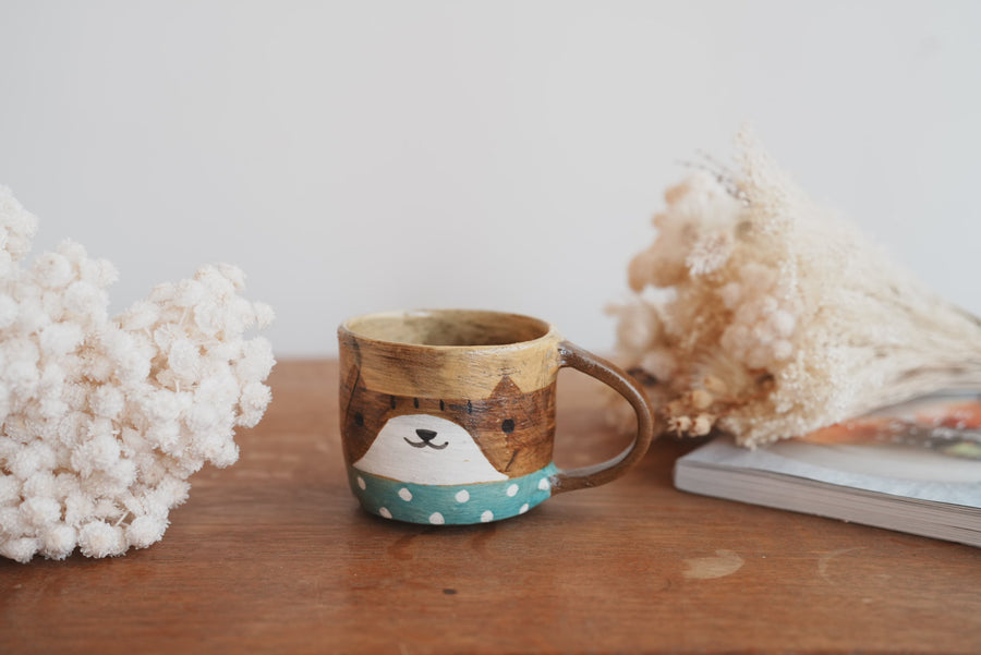 Fumiko Tsuchihashi 土橋文子 - Animal Mug FT02 #3