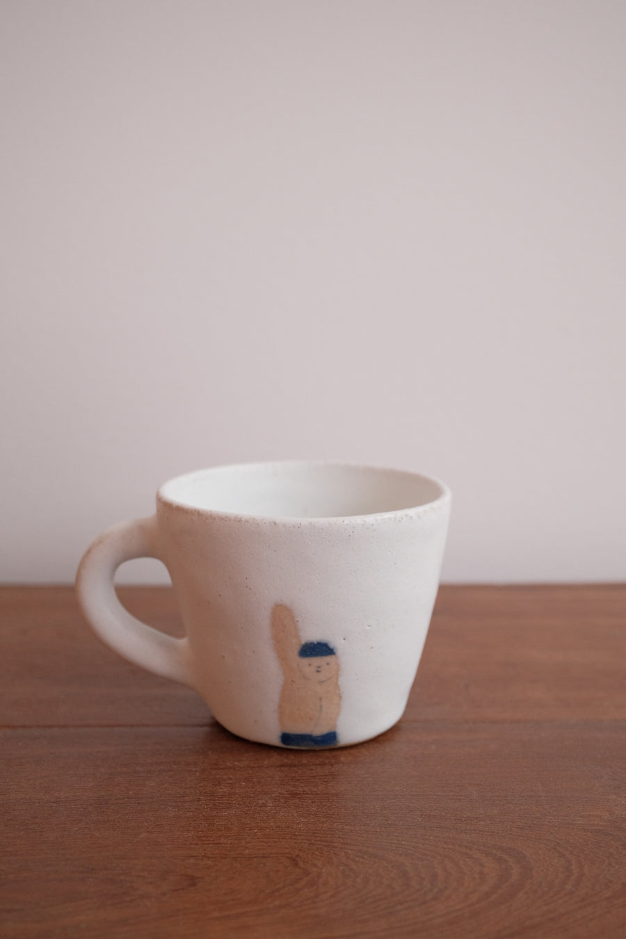 Aya Watanuki 綿貫彩 Mug Large - White Swimming