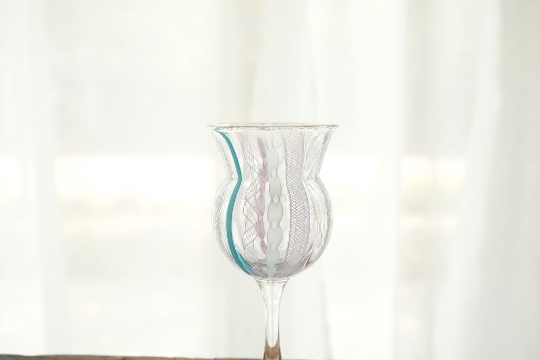 Makiko Kitagata 北形槙子 Lace Liqueur Glass MG09