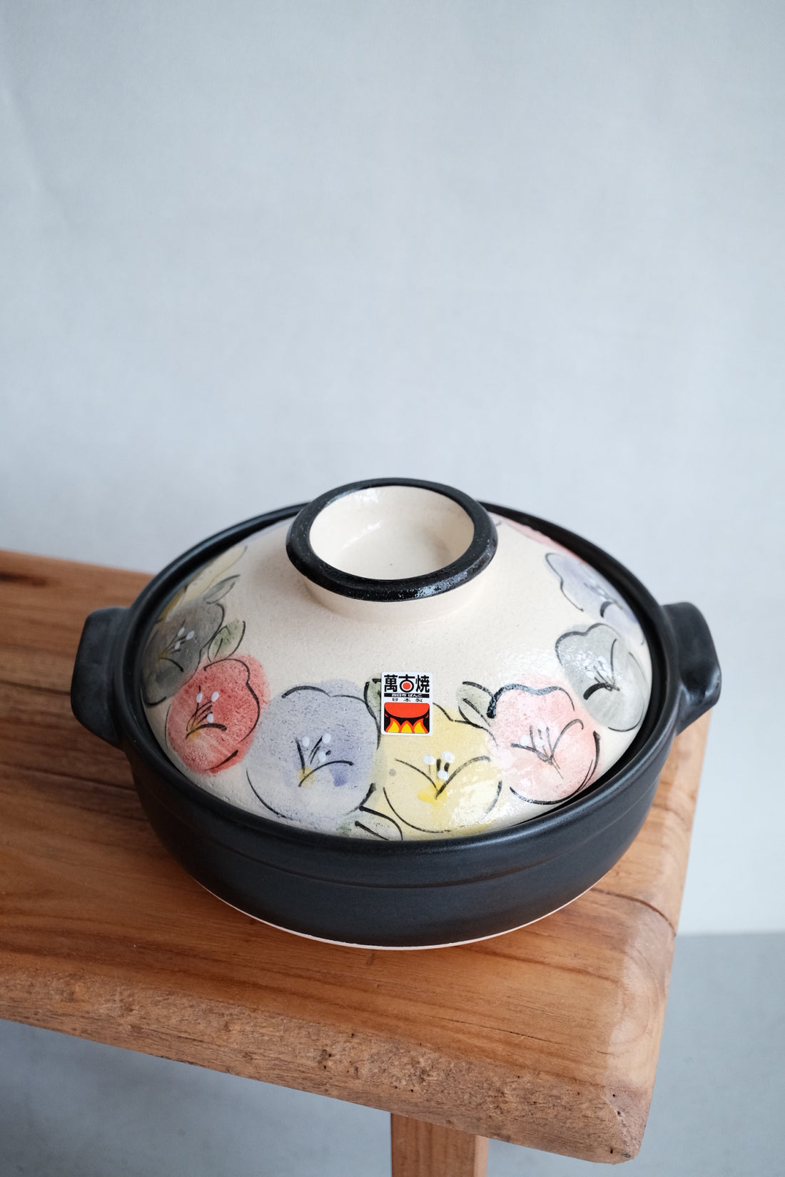 Donabe Banko Ware No.8 Flower Clay Pot
