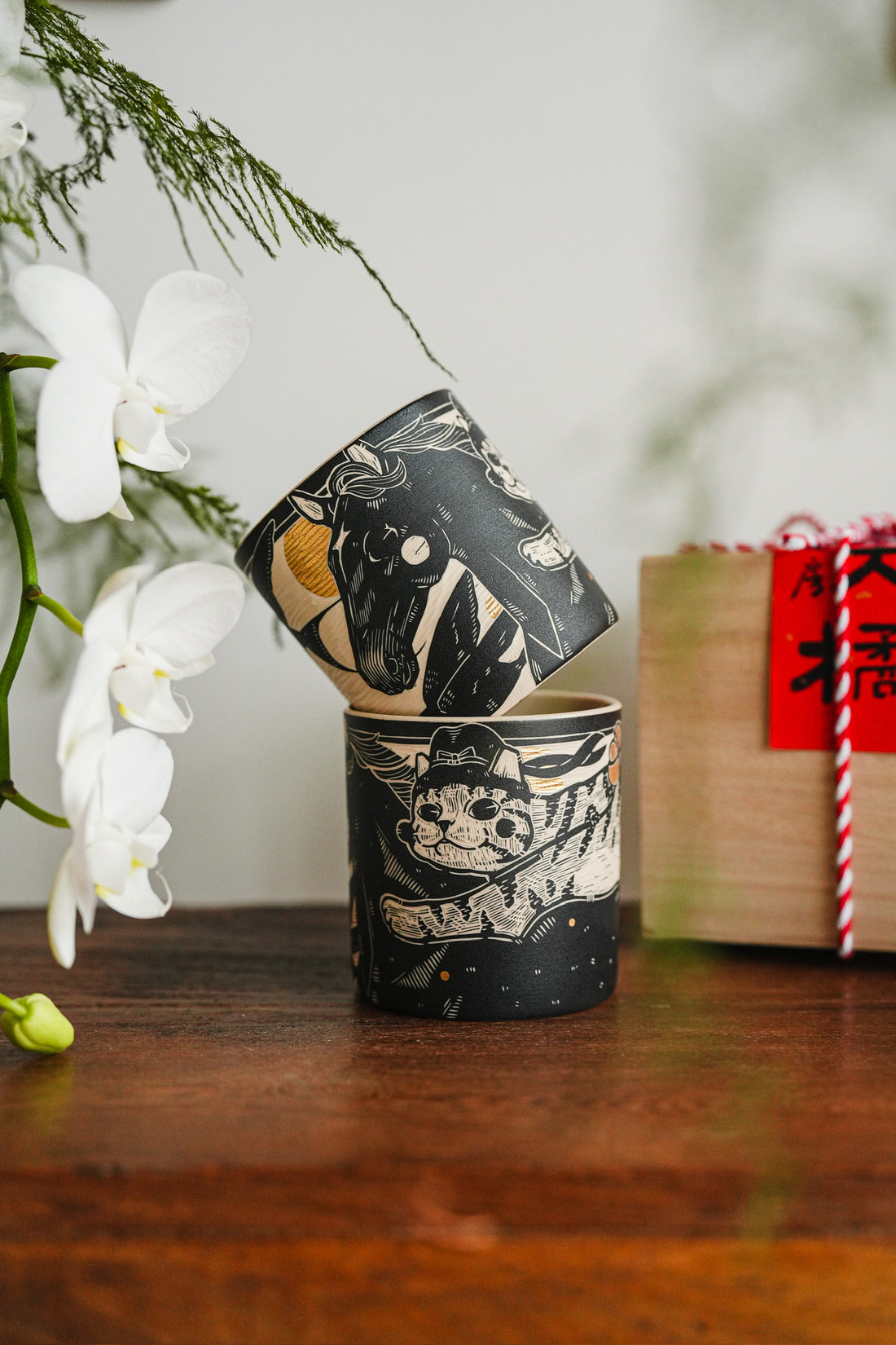 Shirogarasu Studio Chinese Zodiac Limited Edition - Horse Cup