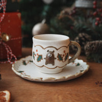 Naori Wagatsuma 我妻なおり - Christmas Round Plate NW04