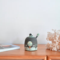 Akemi Nakamura 中村明美 Sugar Pot with Spoon AN31