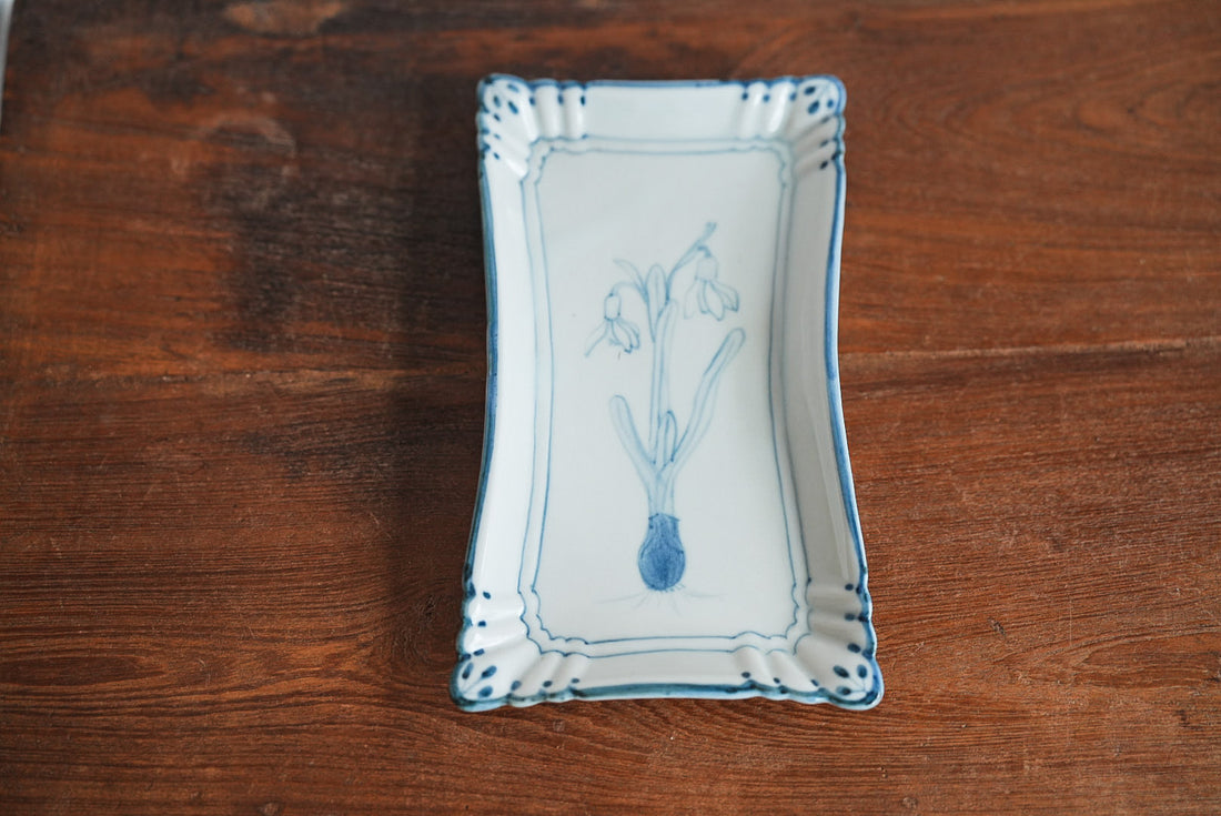 Maya Inamura 稲村真耶 Flower Rectangle Plate MI19