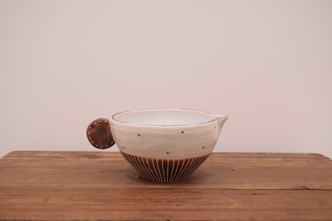 Emishi Kobo 池田匡優&美弥子 - Matcha Bowl with Spout EK16