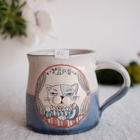 Tsubouchi Mayumi 坪内真弓 Hand Painted Mug MT09 - #6