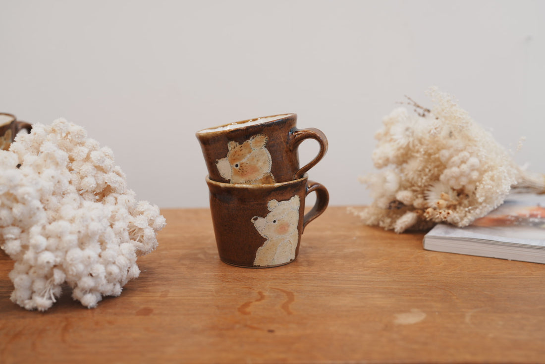 Tomoko Kubo コンガリ舍 Brown Bear Mug TK05