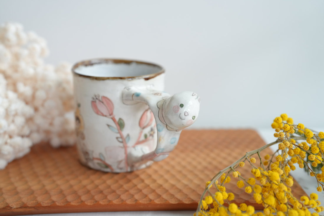 Sayo Horimizu 堀水小夜 Animal Handled Mug SH03