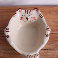 Hasami Arita ware Friendly Cat Small Bowl