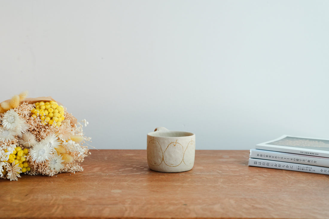 Chiho Yoshida 穗屋工房 Pear Mug - CY38