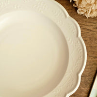 Atelier Gyuusha Large Floral Shape Round Deep Plate