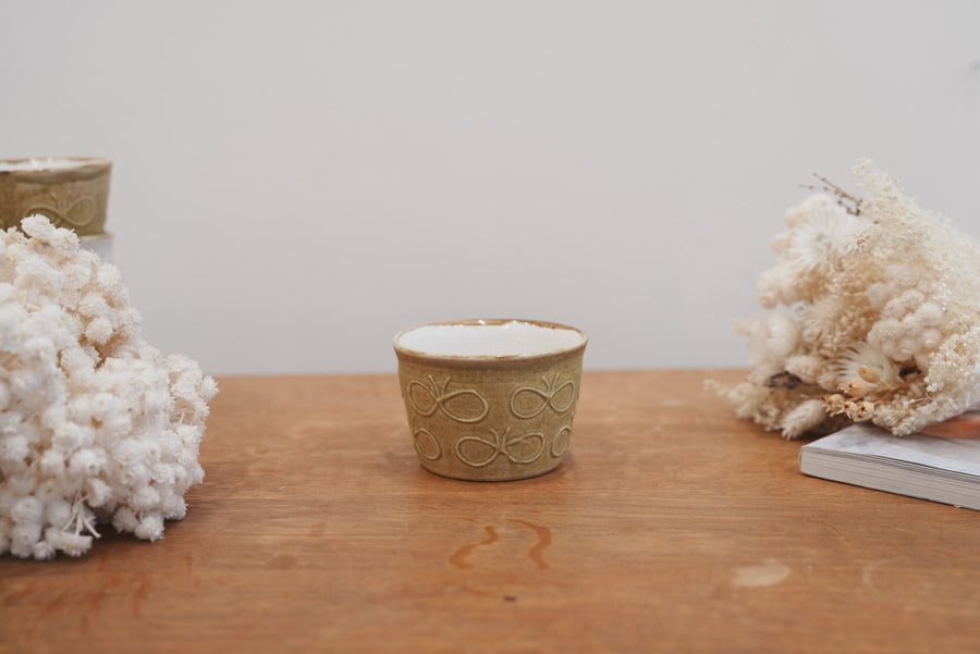 Tomoko Kubo コンガリ舍 Yellow Butterfly Free Cup TK11