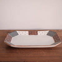 Emishi Kobo 池田匡優&美弥子 - Wide Octagon Plate Medium EK04