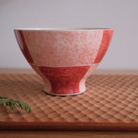 Hasami Ware Checked Rice Bowl