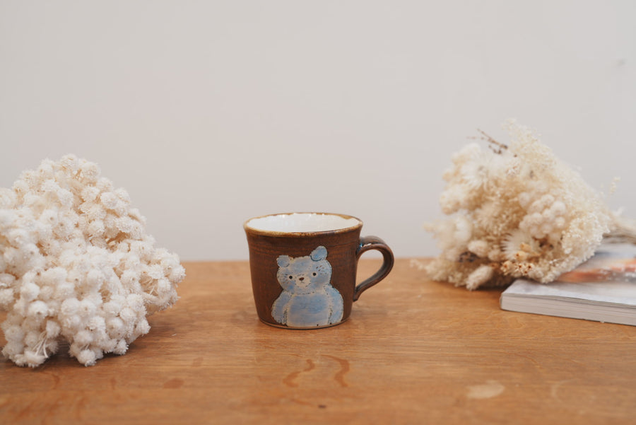 Tomoko Kubo コンガリ舍 Blue Bear Mug TK06