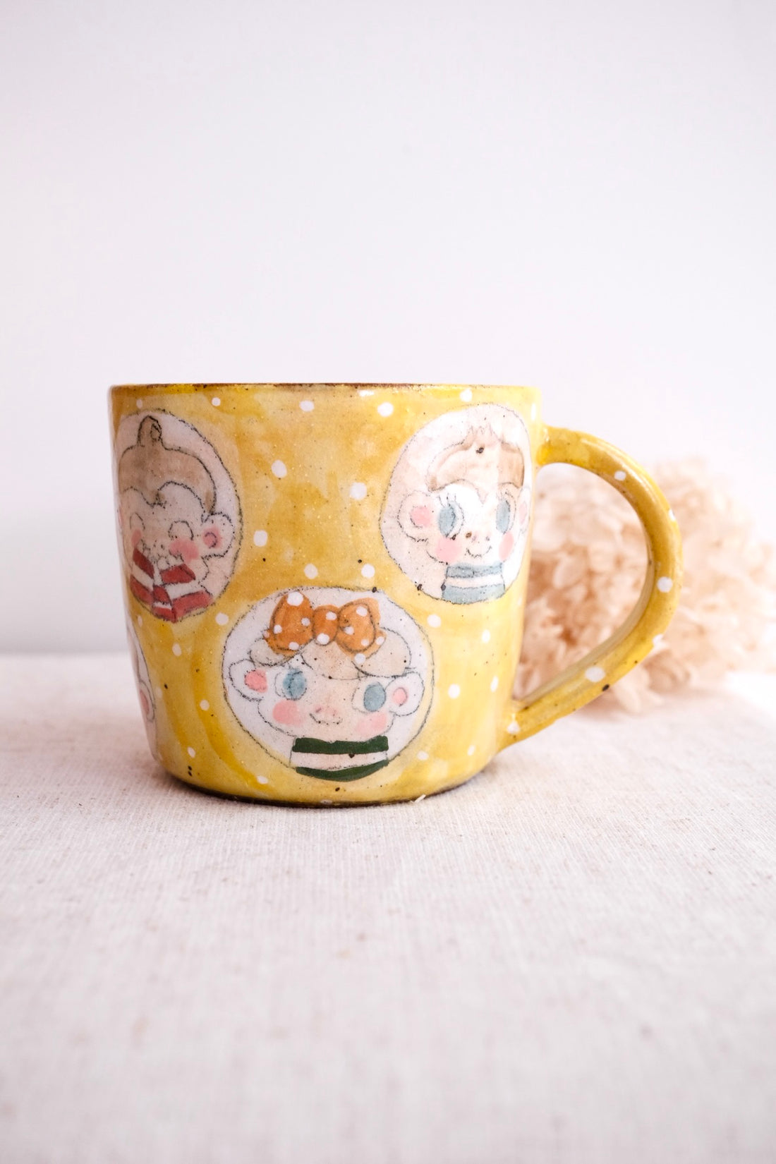 Asako Yamaguchi 山口麻子 Animal Grid Large Mug AI01