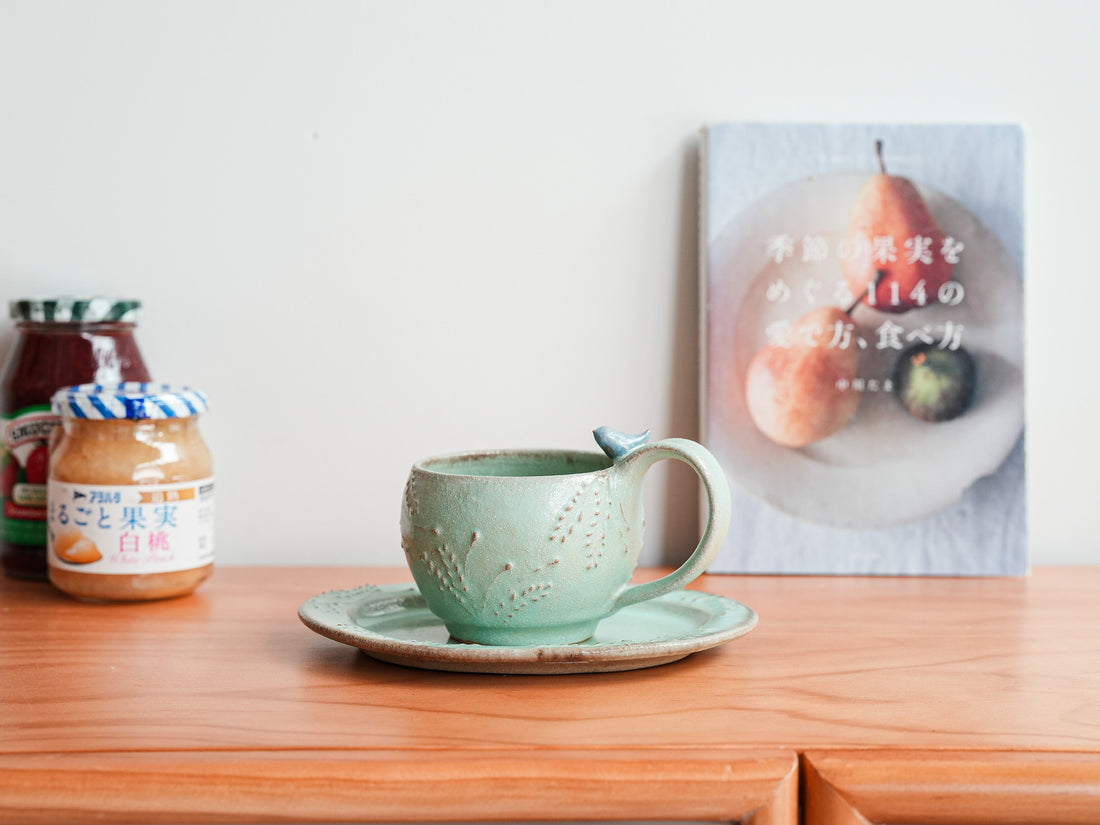 Satomi Motohashi 本橋里美 Bird Mug SM09