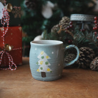 Haruko Harada 原田晴子 Christmas Straight Mug - HH37
